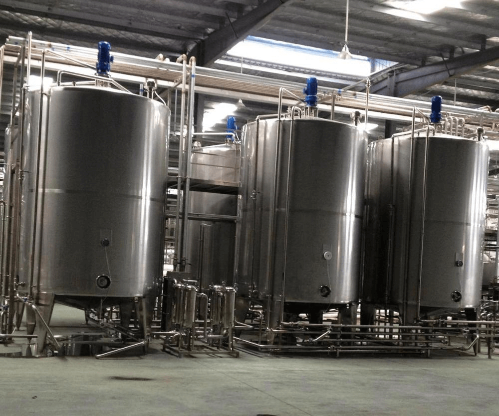 Mixing Tank for Isotonic Drink Industry 3 x 15.000 Litre